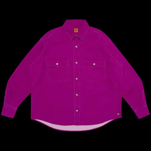 Human Made Twill Work Shirt 'Purple'