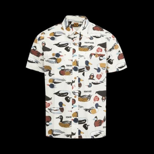 Human Made Duck Short-Sleeve Shirt 'White'