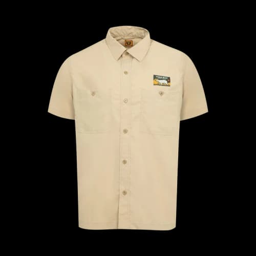 Human Made Nylon Short-Sleeve Shirt 'Beige'