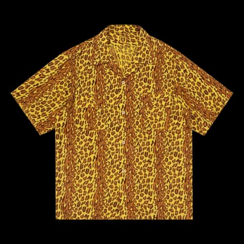 Human Made Leopard Aloha Shirt 'Yellow'