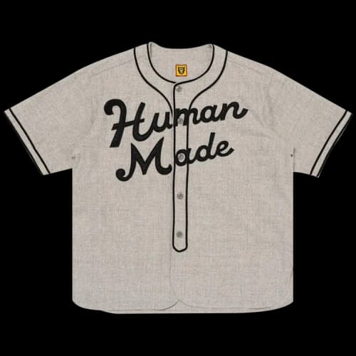 Human Made Baseball Shirt 'Grey'