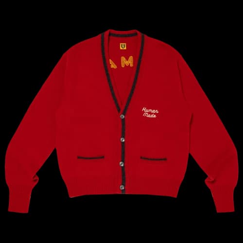 Human Made Car Club Cardigan 'Red'