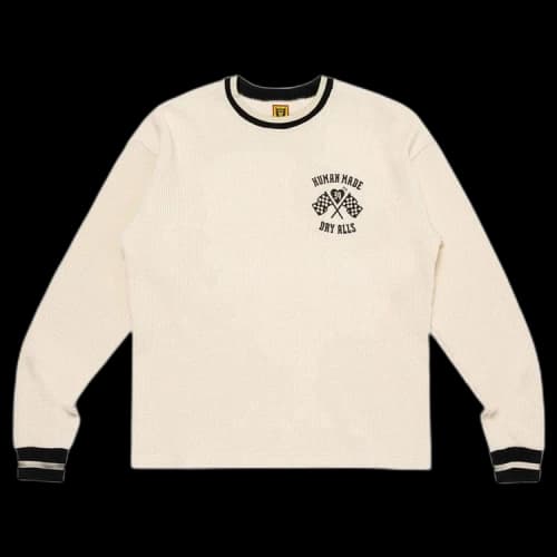 Human Made Thermal Long-Sleeve T-Shirt 'White'