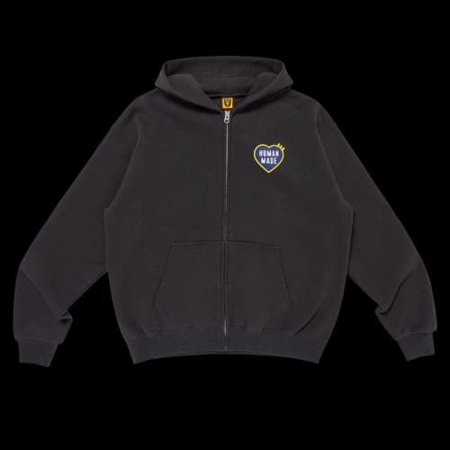 Human Made Classic Zip-Up Hoodie 'Black'