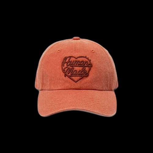 Human Made 6 Panel Twill Cap #1 'Orange'