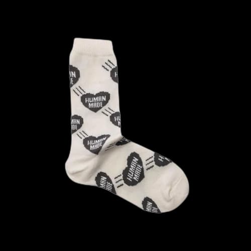 Human Made Heart Socks 'Grey'