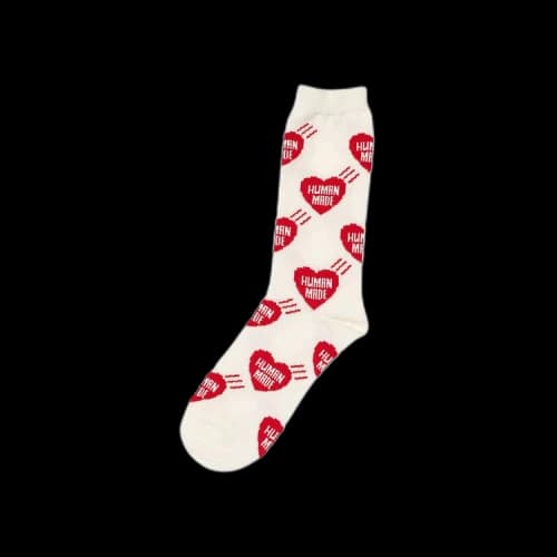Human Made Heart Socks 'Red'