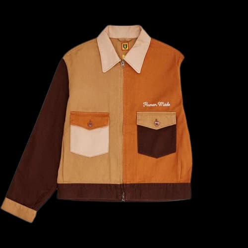 Human Made Zip-Up Work Jacket 'Brown'