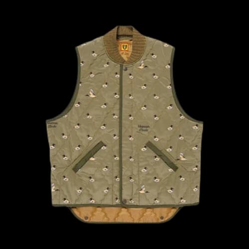 Human Made Padded Vest 'Green'