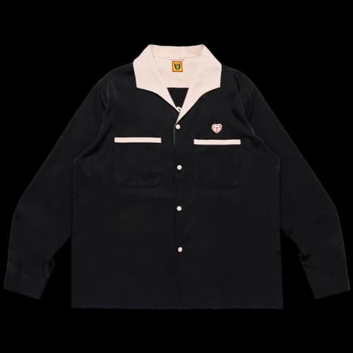 Human Made Open Collar Shirt 'Black'
