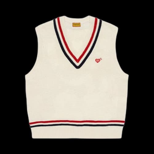 Human Made Heart Knit Vest 'White'