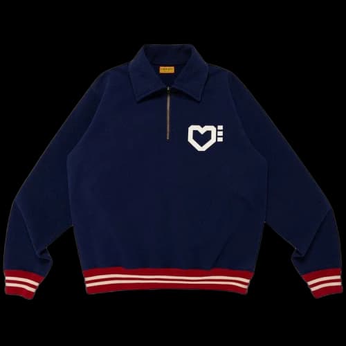 Human Made Half-Zip Sweatshirt 'Navy'