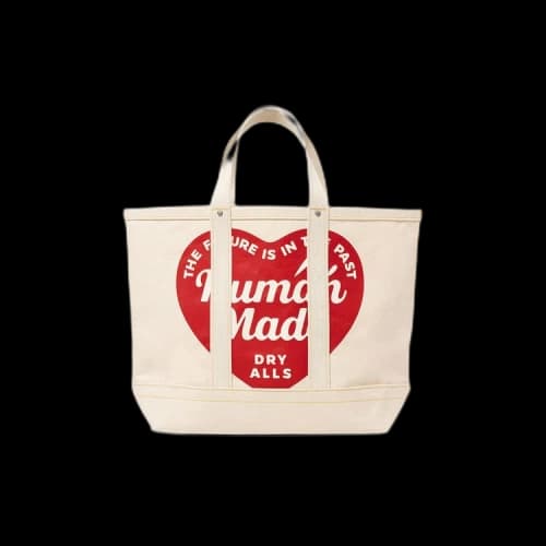 Human Made Canvas Tote Bag 'White'