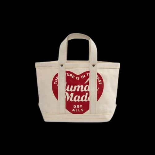 Human Made Canvas Tote Bag 'White'