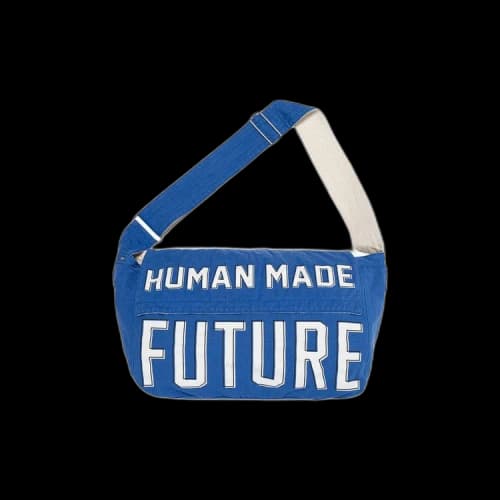 Human Made Large Mail Bag 'Blue'