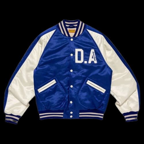 Human Made Satin Stadium Jacket 'Navy'