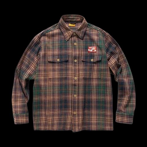 Human Made Check Shirt 'Brown'