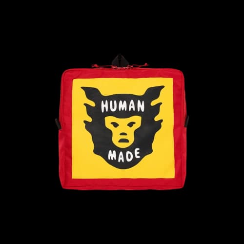 Human Made Square Backpack 'Red'