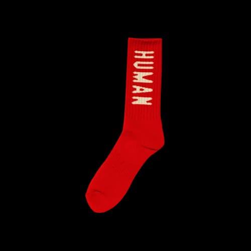 Human Made HM Logo Socks 'Red'