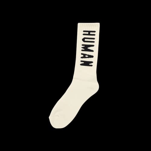 Human Made HM Logo Socks 'White'