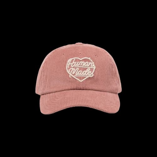 Human Made 6 Panel Corduroy Cap 'Pink'