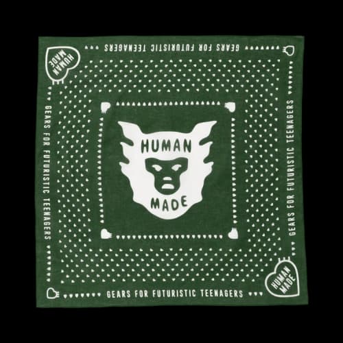 Human Made Bandana 'Green'