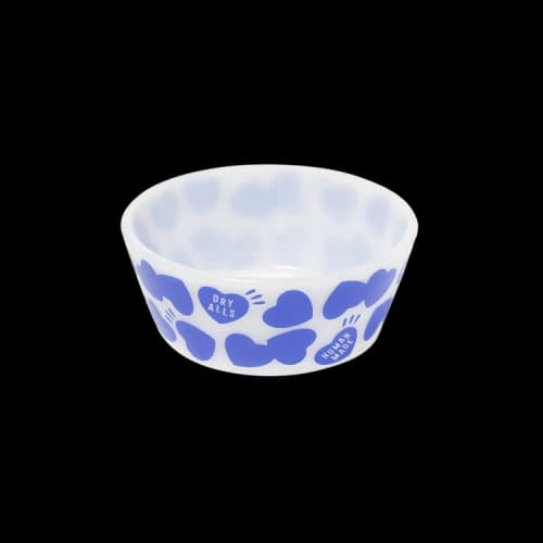 Human Made Heart Pattern Bowl 'Blue'