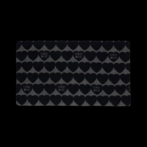Human Made Heart Fleece Blanket 'Navy'