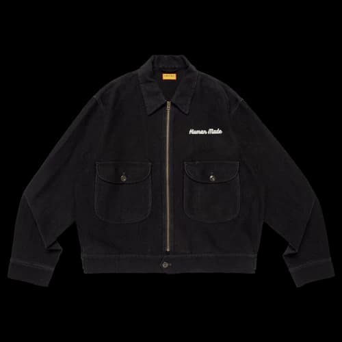 Human Made Zip Up Work Jacket 'Black'