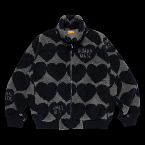 Human Made Heart Fleece Jacket 'Navy'