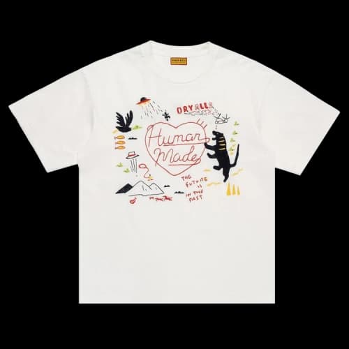 Human Made Embroidered T-Shirt 'White'