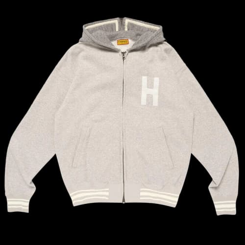 Human Made Zip-Up Hoodie 'Grey'