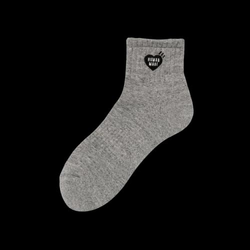Human Made Pile Short Socks 'Grey'