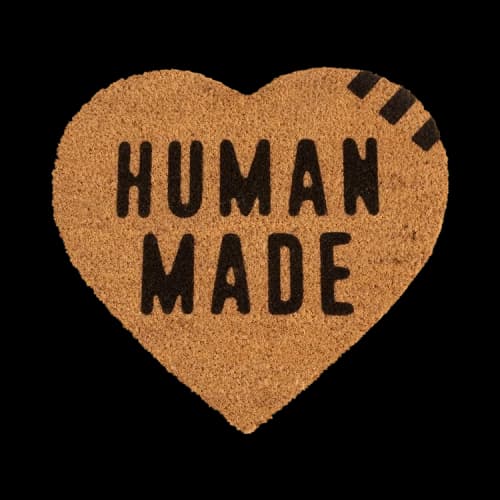 Human Made Heart Rug Small 'Beige'