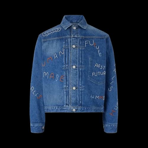 Human Made Embroidered Denim Work Jacket 'Indigo'
