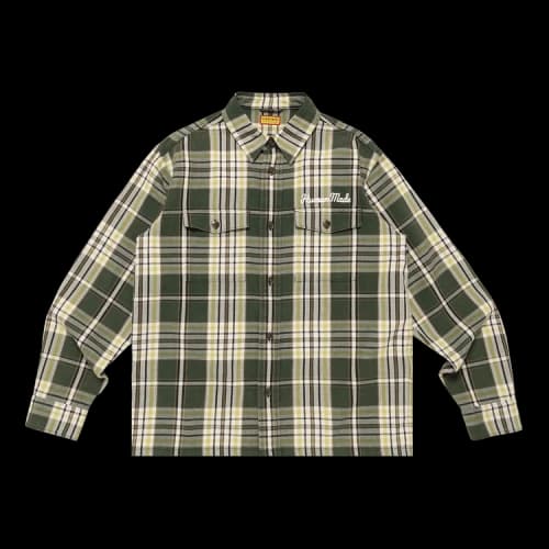 Human Made Check Shirt 'Green'