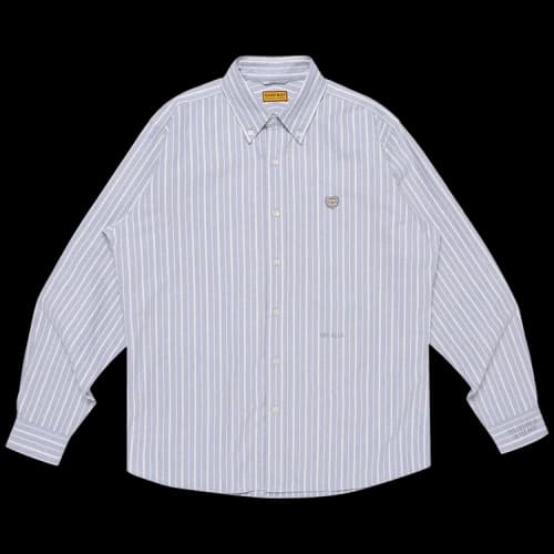 Human Made Stripe OX B.D. Shirt 'Blue'