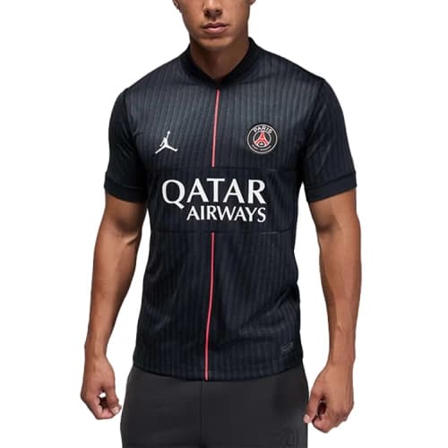 Jordan Paris Saint Germain FW25 25/26 Stadium Fourth Kit Joins Air Holiday Capsule Soccer Jersey Men's