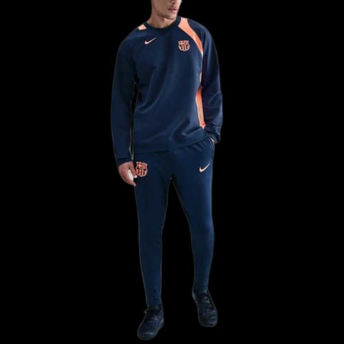 Nike FC Soccer Bottoms Men's Midnight Blue/Bright Mango/Bright Mango Moderate