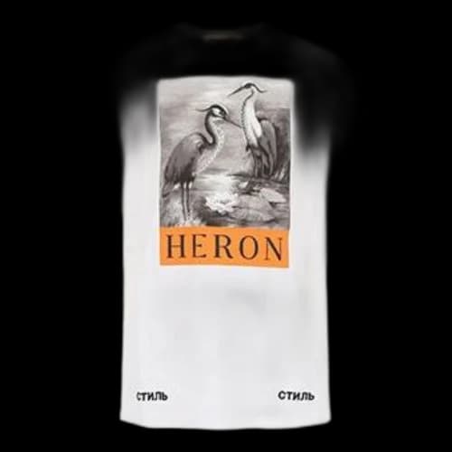 HERON PRESTON Retro Printing White