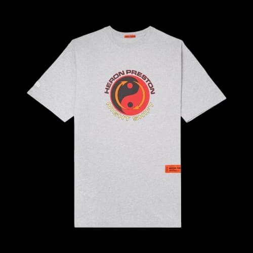 Heron Preston Tao Over Tshirt S 'Melange Grey'