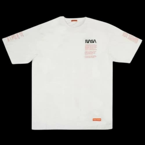 Heron Nasa Facts Over Short Sleeve 'White'