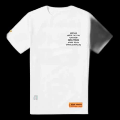 HERON PRESTON Metal Worker T-shirt 'White'