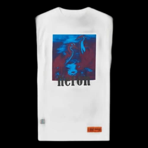HERON PRESTON Heron T-Shirt 'White'