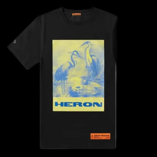 HERON PRESTON Heron Painting T-shirt 'Black'