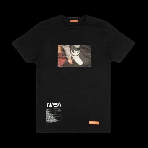 Heron Preston NASA Photo Print Short-Sleeve T-Shirt 'Black'