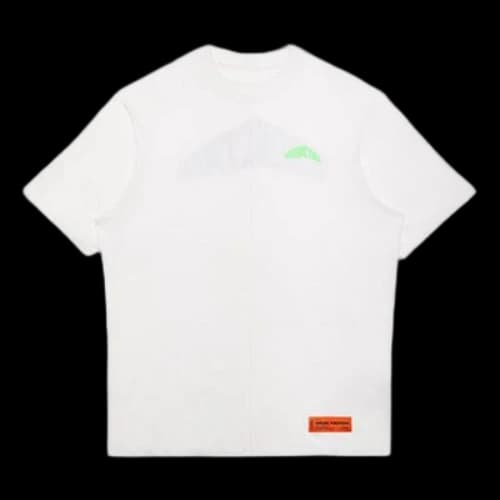 HERON PRESTON Alphabet Short Sleeve White