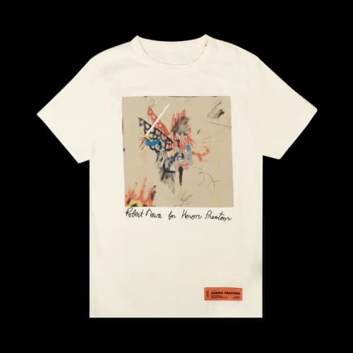 HERON PRESTON SS21 Robert Nava T-Shirt 'White'