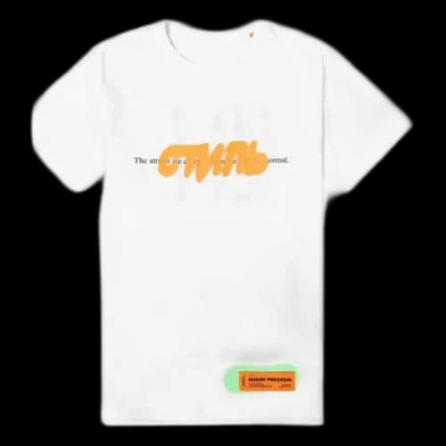 HERON PRESTON CTNMB Spray Print T-shirt 'White'