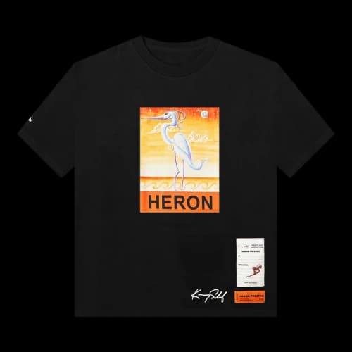 Heron Preston x Kenny Scharf Printed T-Shirt 'Black/Orange'